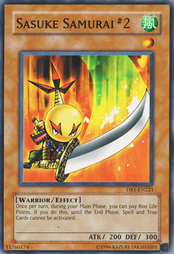 Sasuke Samurai #2 [DR1-EN221] Common Yu-Gi-Oh!