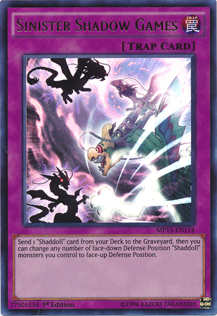 Sinister Shadow Games [MP15-EN114] Ultra Rare Yu-Gi-Oh!