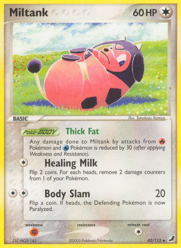 Miltank (42/115) [EX: Unseen Forces] Pokémon