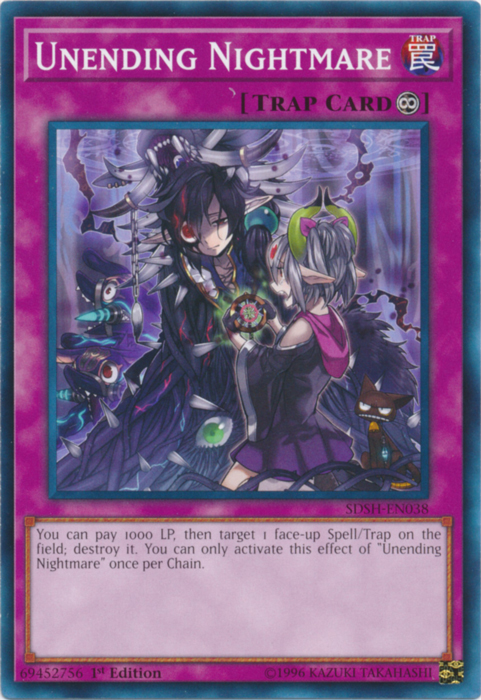 Unending Nightmare [SDSH-EN038] Common Yu-Gi-Oh!