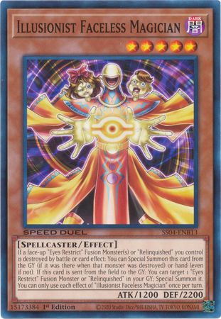Illusionist Faceless Magician [SS04-ENB13] Common Yu-Gi-Oh!