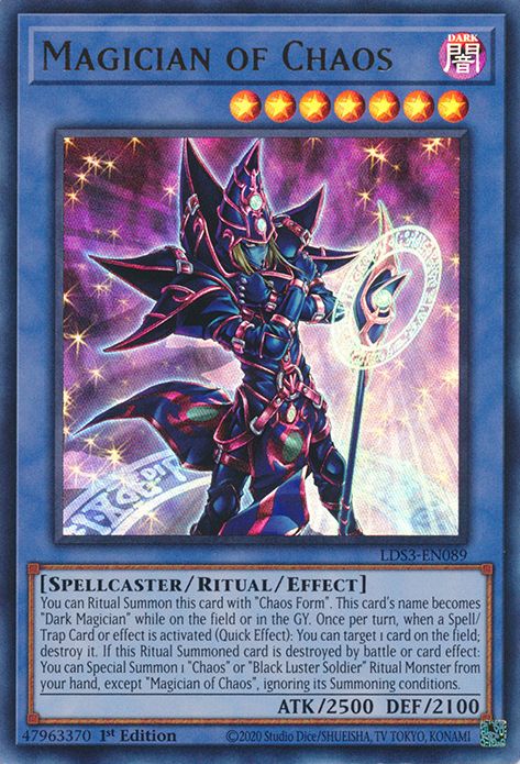 Magician of Chaos [LDS3-EN089] Ultra Rare Yu-Gi-Oh!