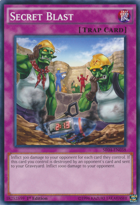 Secret Blast [SR04-EN038] Common Yu-Gi-Oh!