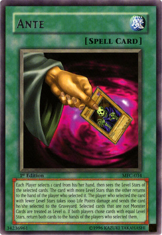 Ante [MFC-034] Rare Yu-Gi-Oh!