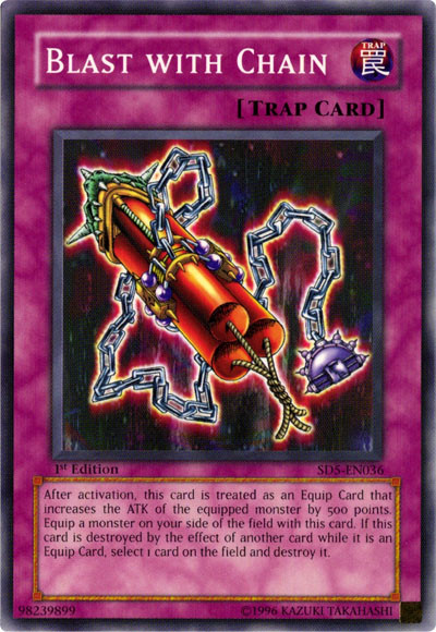 Blast with Chain [SD5-EN036] Common Yu-Gi-Oh!