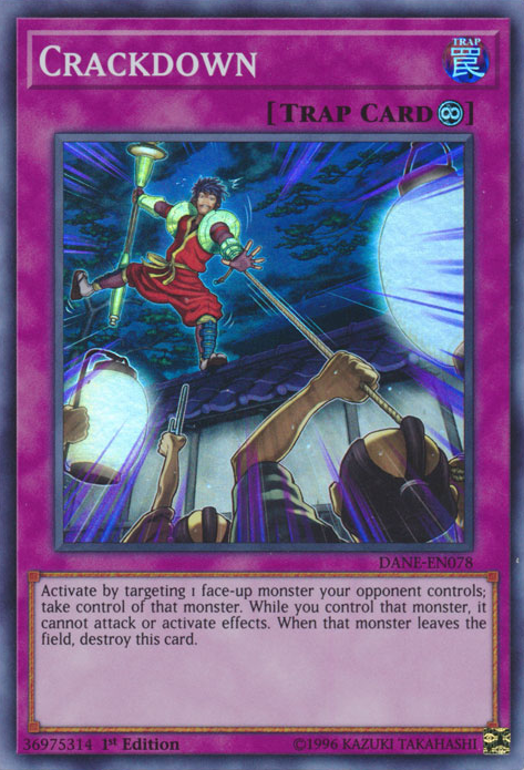 Crackdown [DANE-EN078] Super Rare Yu-Gi-Oh!