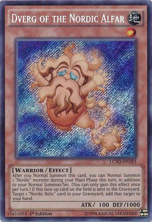 Dverg of the Nordic Alfar [LC5D-EN183] Secret Rare Yu-Gi-Oh!