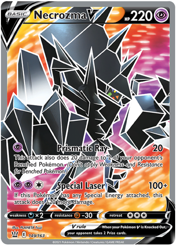 Necrozma V (149/163) [Sword & Shield: Battle Styles] Pokémon