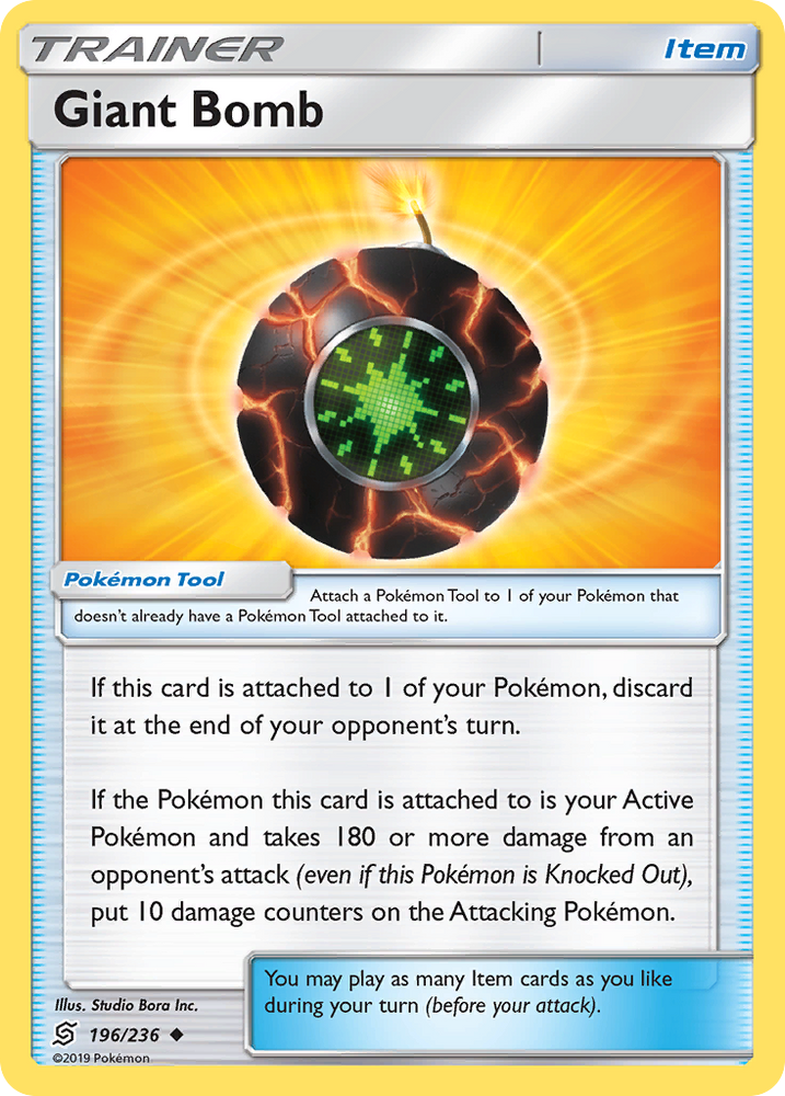 Giant Bomb (196/236) [Sun & Moon: Unified Minds] Pokémon