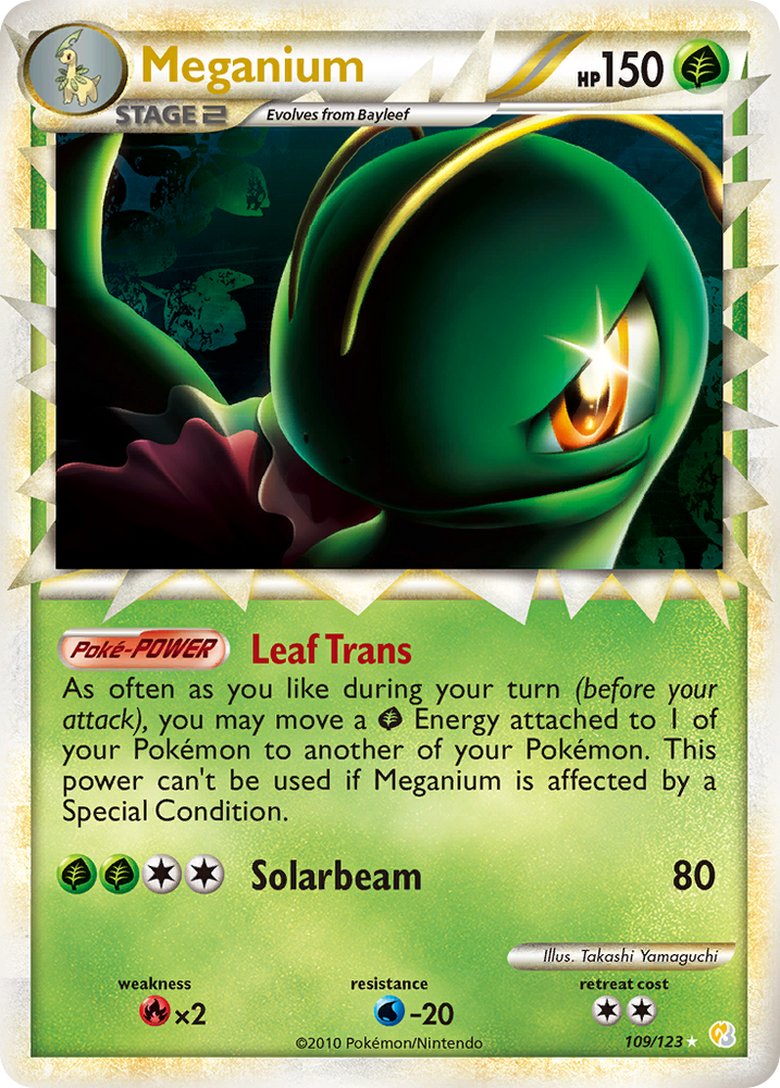 Meganium (109/123) [HeartGold & SoulSilver: Base Set] Pokémon