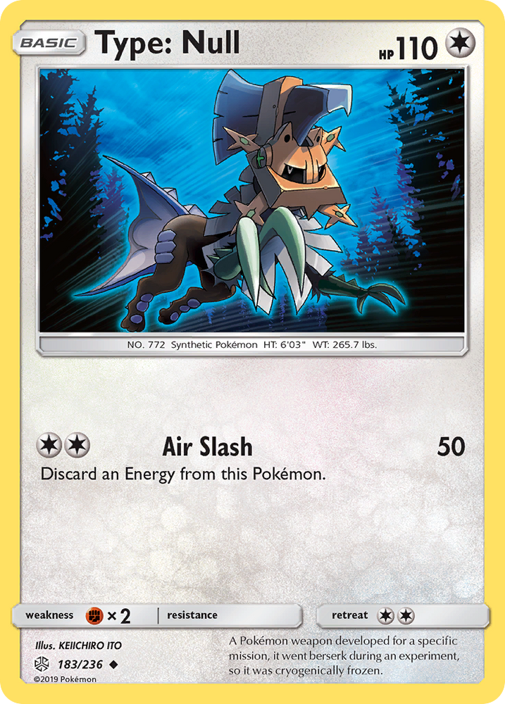 Type: Null (183/236) [Sun & Moon: Cosmic Eclipse] Pokémon
