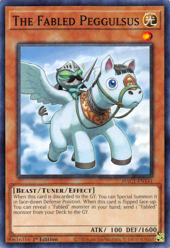 The Fabled Peggulsus [HAC1-EN141] Common Yu-Gi-Oh!