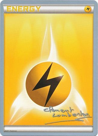 Lightning Energy (Anguille Sous Roche - Clement Lamberton) [World Championships 2013] Pokémon