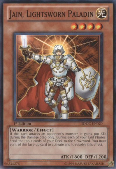 Jain, Lightsworn Paladin [SDDC-EN020] Common Yu-Gi-Oh!