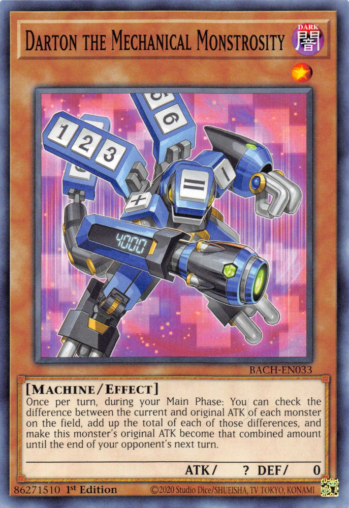 Darton the Mechanical Monstrosity [BACH-EN033] Common Yu-Gi-Oh!