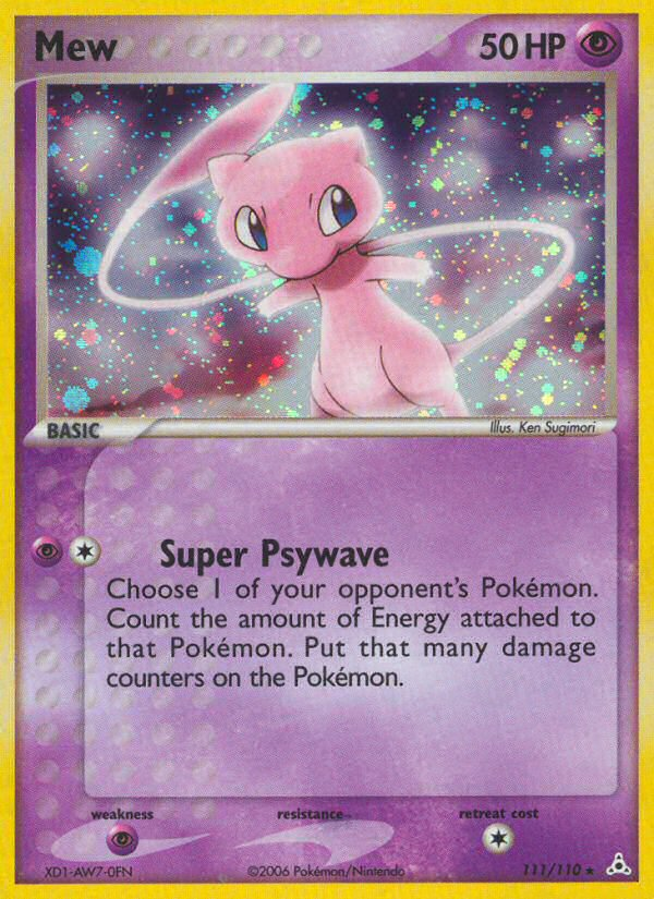 Mew (111/110) [EX: Holon Phantoms] Pokémon