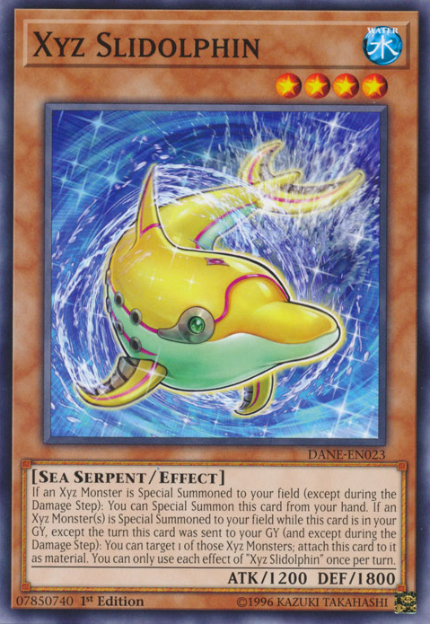 Xyz Slidolphin [DANE-EN023] Common Yu-Gi-Oh!