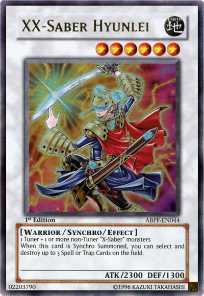 XX-Saber Hyunlei [ABPF-EN044] Ultra Rare Yu-Gi-Oh!