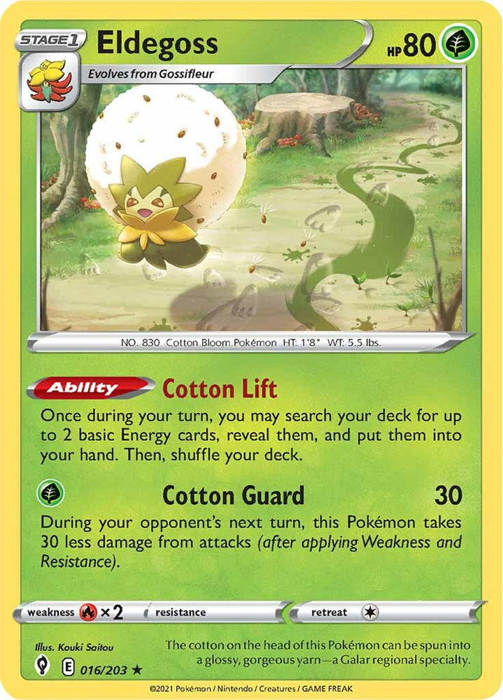 Eldegoss (016/203) [Sword & Shield: Evolving Skies] Pokémon