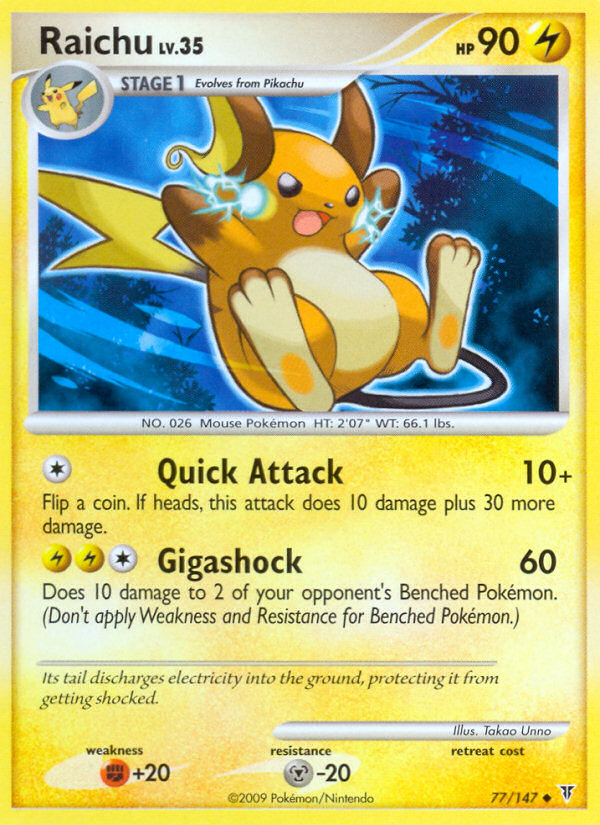 Raichu (77/147) [Platinum: Supreme Victors] Pokémon