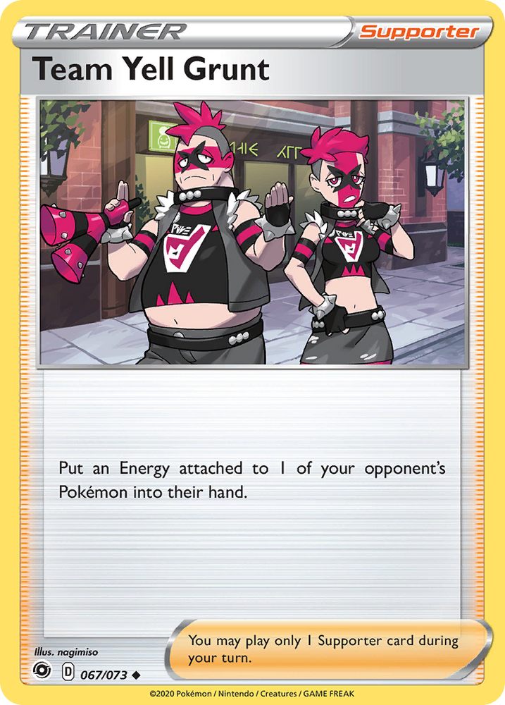 Team Yell Grunt (067/073) [Sword & Shield: Champion's Path] Pokémon