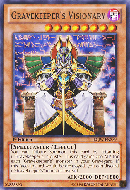 Gravekeeper's Visionary [LCJW-EN259] Rare Yu-Gi-Oh!