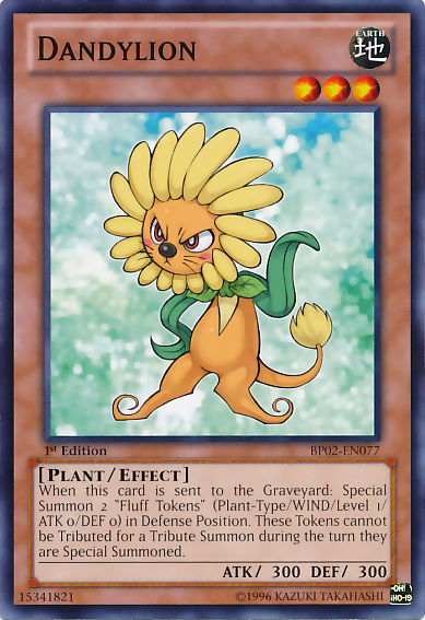 Dandylion [BP02-EN077] Mosaic Rare Yu-Gi-Oh!