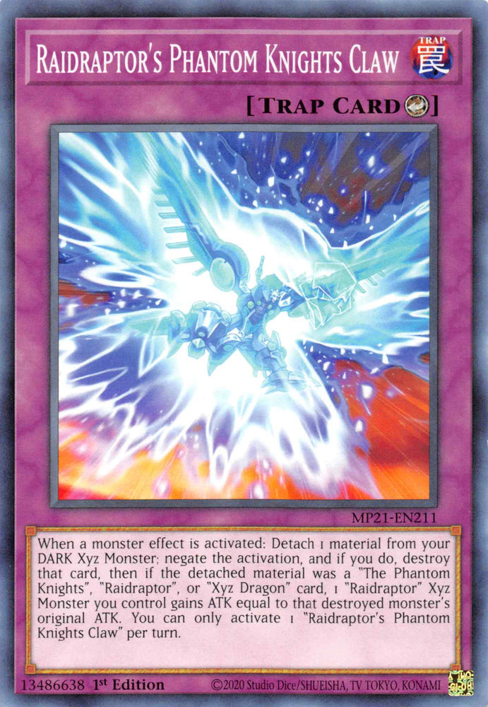 Raidraptor's Phantom Knights Claw [MP21-EN211] Common Yu-Gi-Oh!