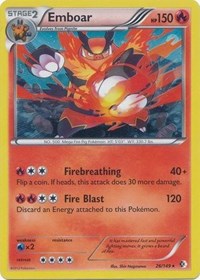 Emboar (26/149) (Cosmos Holo) (Blister Exclusive) [Black & White: Boundaries Crossed] Pokémon