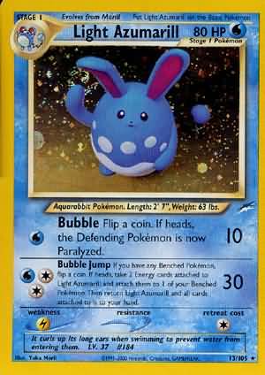 Light Azumarill (13/105) [Neo Destiny Unlimited] Pokémon