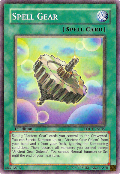 Spell Gear [LODT-EN049] Common Yu-Gi-Oh!