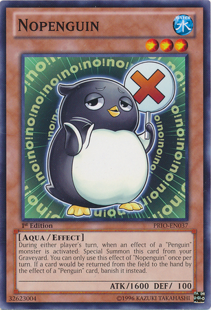 Nopenguin [PRIO-EN037] Common Yu-Gi-Oh!