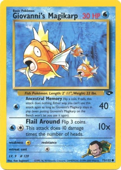 Giovanni's Magikarp (73/132) [Gym Challenge Unlimited] Pokémon