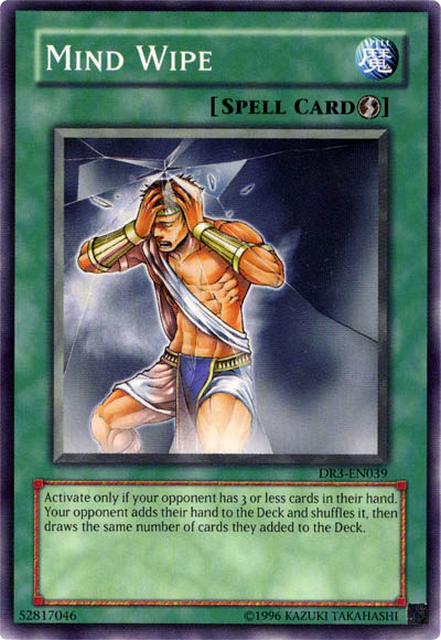 Mind Wipe [DR3-EN039] Common Yu-Gi-Oh!