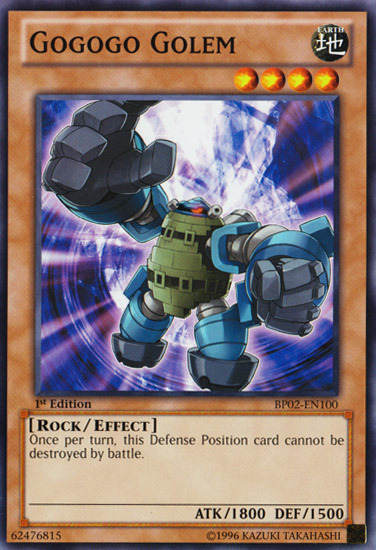 Gogogo Golem [BP02-EN100] Mosaic Rare Yu-Gi-Oh!