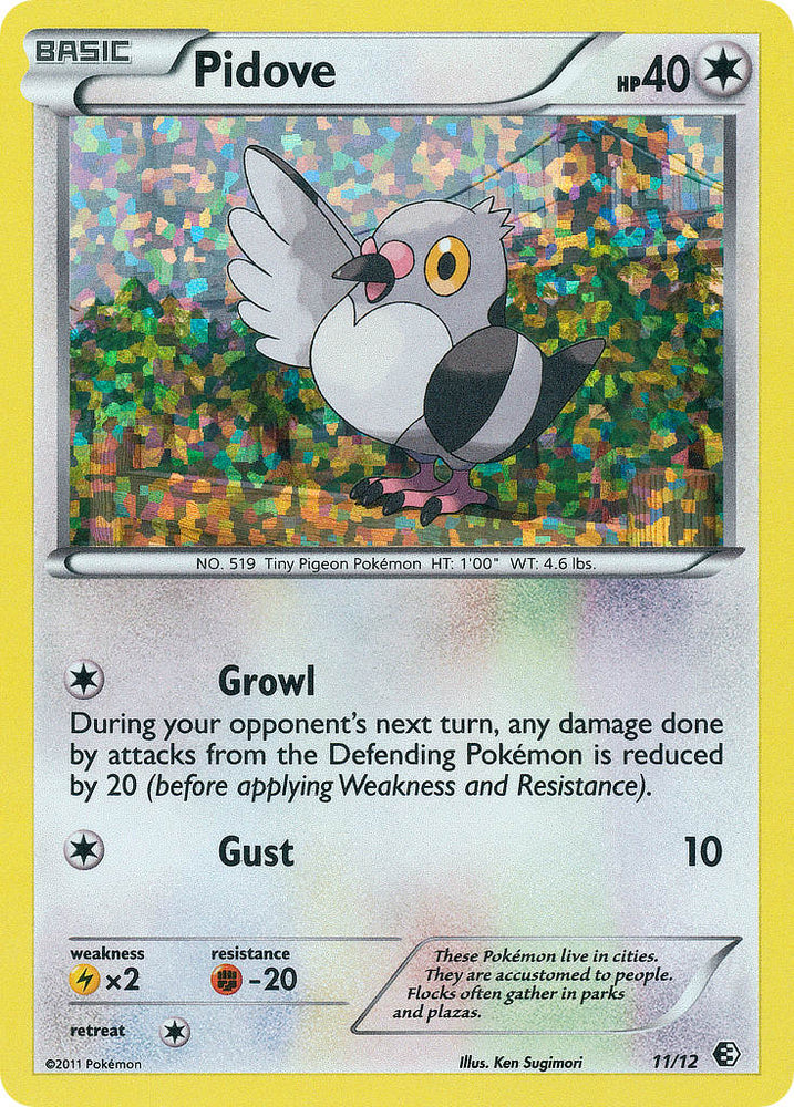Pidove (11/12) [McDonald's Promos: 2011 Collection] Pokémon