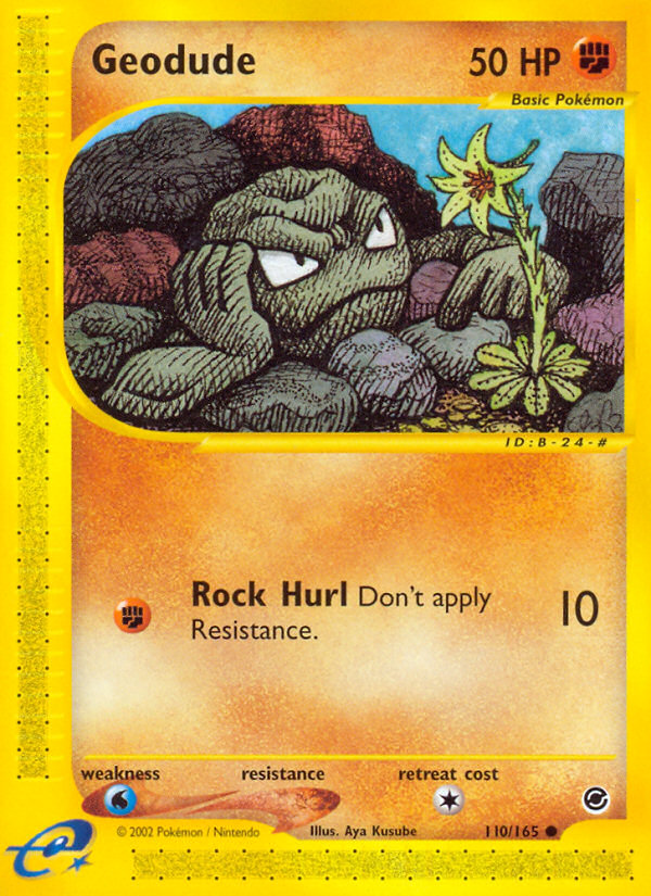 Geodude (110/165) [Expedition: Base Set] Pokémon