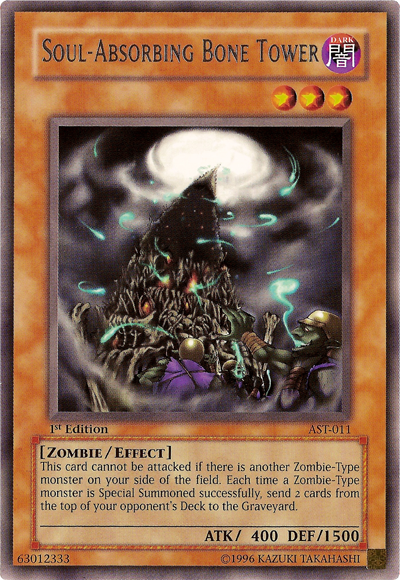 Soul-Absorbing Bone Tower [AST-011] Rare Yu-Gi-Oh!