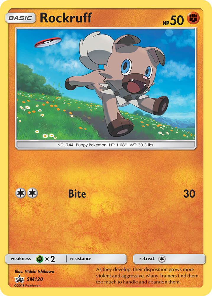 Rockruff (SM120) [Sun & Moon: Black Star Promos] Pokémon