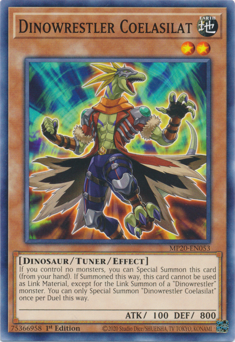 Dinowrestler Coelasilat [MP20-EN053] Common Yu-Gi-Oh!