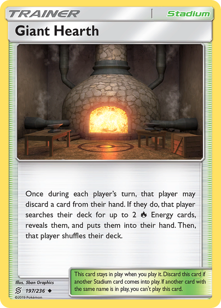 Giant Hearth (197/236) [Sun & Moon: Unified Minds] Pokémon
