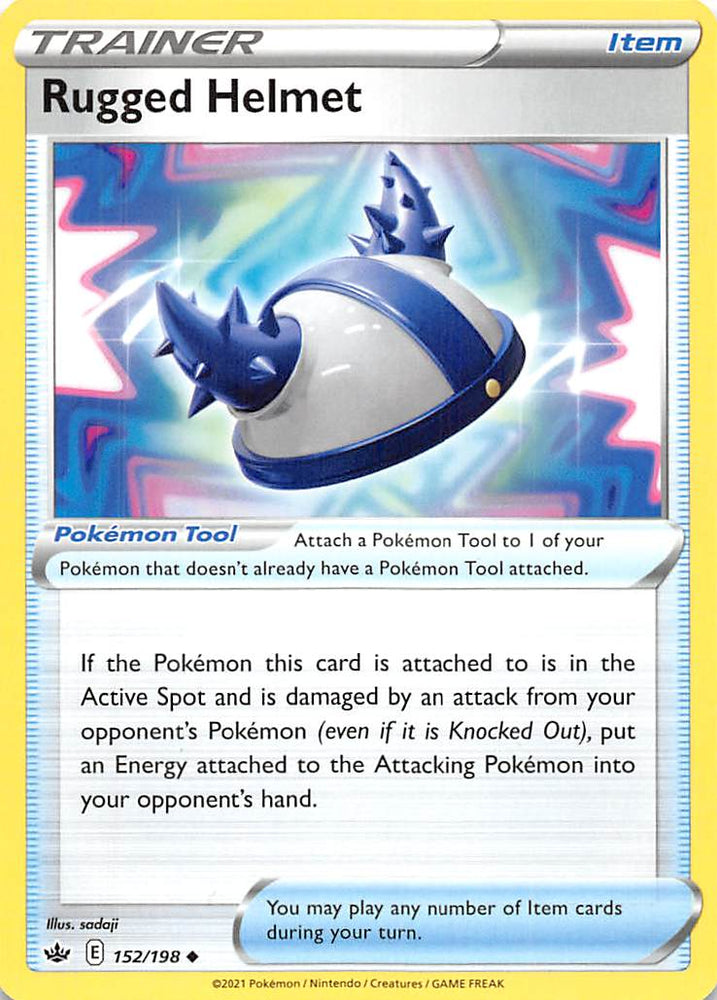 Rugged Helmet (152/198) [Sword & Shield: Chilling Reign] Pokémon