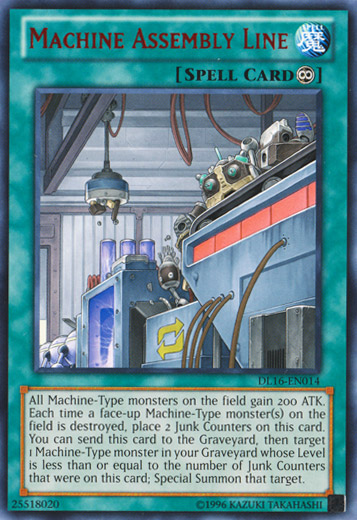Machine Assembly Line (Red) [DL16-EN014] Rare Yu-Gi-Oh!