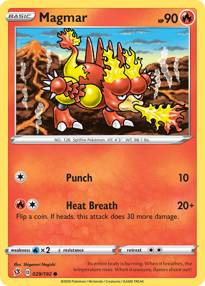 Magmar (029/192) [Sword & Shield: Rebel Clash] Pokémon