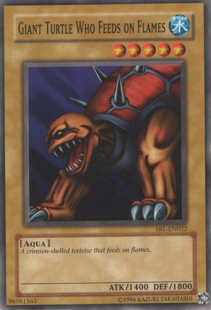 Giant Turtle Who Feeds on Flames [SRL-EN022] Common Yu-Gi-Oh!
