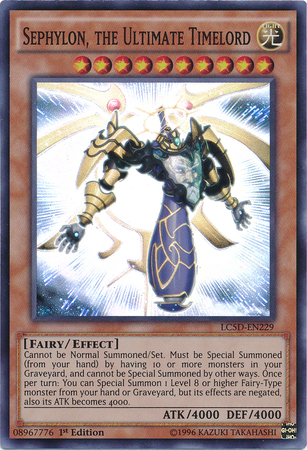 Sephylon, the Ultimate Timelord [LC5D-EN229] Super Rare Yu-Gi-Oh!