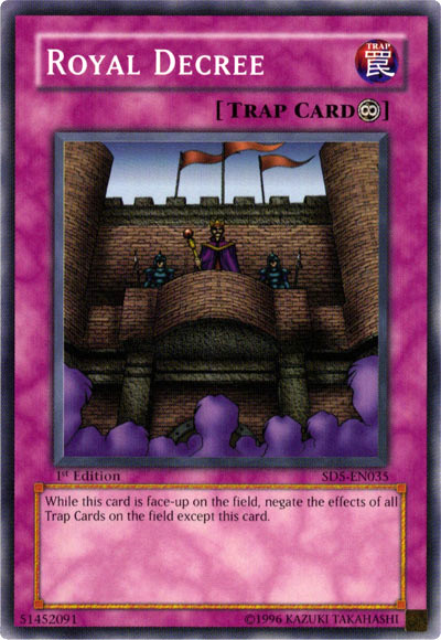 Royal Decree [SD5-EN035] Common Yu-Gi-Oh!