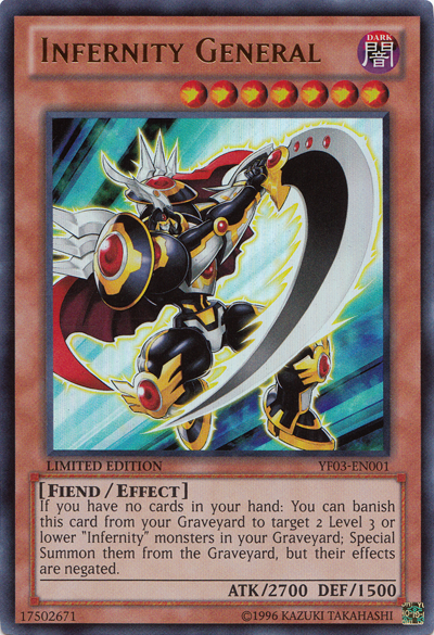 Infernity General [YF03-EN001] Ultra Rare Yu-Gi-Oh!