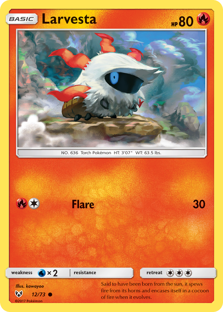 Larvesta (12/73) [Sun & Moon: Shining Legends] Pokémon