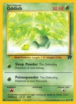 Oddish (63/82) [Team Rocket Unlimited] Pokémon